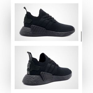 adidas Size 10 NMD R2 Primeknit - Triple Black